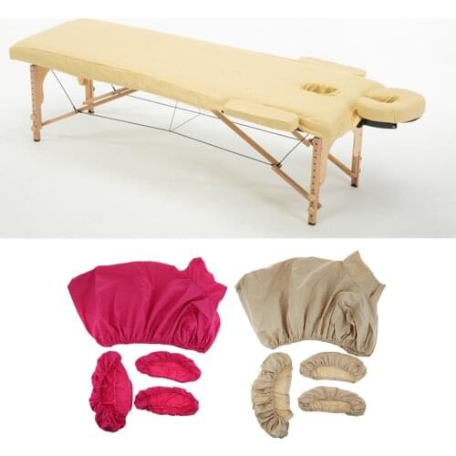 Salon Massage Table Sheets Pad Face Cradle Hand Pillow Cover Yellow+Rose Red