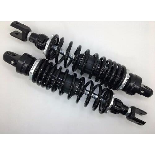 Universal 345mm Spring 8MM EYE TO EYE RED CHROME Total Length 375mm REAR SHOCK ABSORBERS FOR Gokart ATV Dirt Bike Quad Scooter