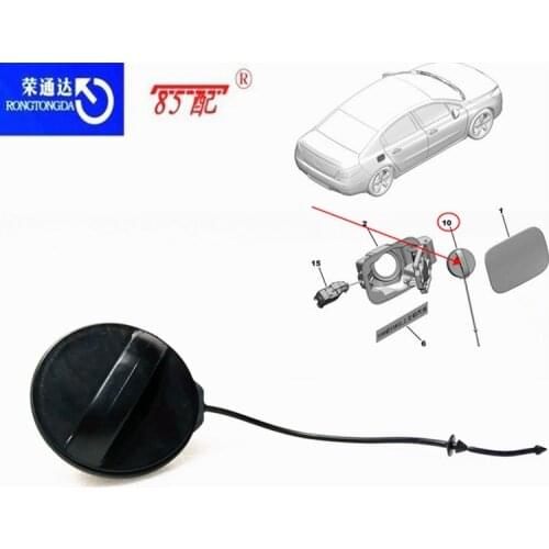 Fuel tank inner cover 1508N7 9687552880 For Citroen C3/C-Elysee/C5/C6/DS5 For Peugeot 308/301/2008/508/RCZ Fuel tank lock