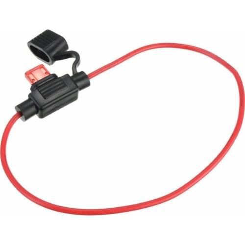 5 PCS Waterproof Power Socket Mini Blade Type In Line Fuse Holders with 10A Fuse