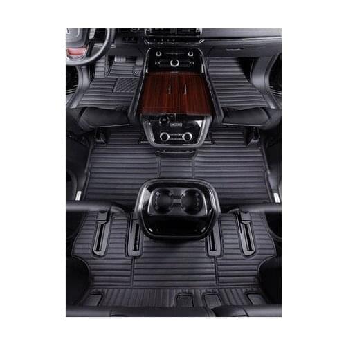 High quality! Custom special car floor mats for Hyundai Santa fe 7 seats 2021 waterproof durable carpets for Santafe 2020-2019