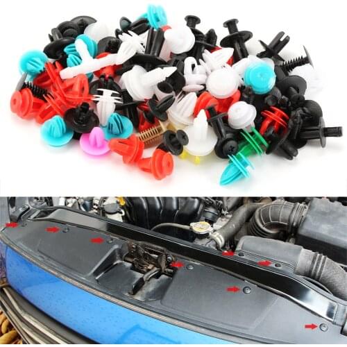 100pcs Universal Mixed Clips for BMW E46 E39 E38 E90 E60 E36 F30 F30 E34 F10 F20 E92 E38 E91 E53 E70 X5 X3 X6 M M3 5