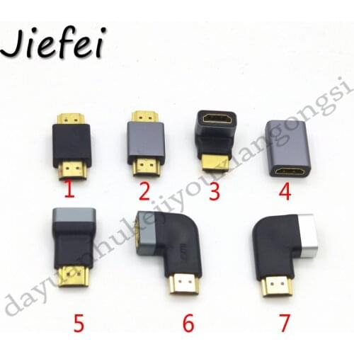 （2Pcs）7 types of gold-plated adapters Extender HDMI-compatible to HDMI-compatible Male / Female