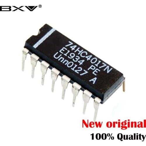 5PCS 74HC4017N DIP-16 MC74HC4017N DIP 74HC4017AP 74HC4017 DIP16 SN74HC4017N
