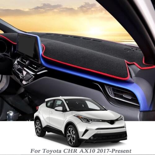 Car Styling Dashboard Protective Mat Shade Cushion Pad Rose Carpet For Toyota CHR AX10 2017-Present LHD&RHD Interior Accessory