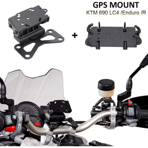 For 690 LC4 Enduro R Motorcycle Navigation Bracket Mobile Phone GPS Plate Bracket Support Phone Holder 690 LC4