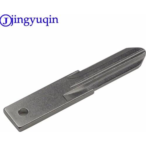 Jingyuqin 1p/lot Car VAC102 Uncut Key Blade For Renault Key Shell Blank Replacement Flip Folding Remote Key Blade Blank