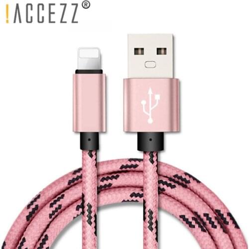 !ACCEZZ 8 Pin USB Cable For iPhone 12 Pro Max Mini XS MAX XR XS For iPad air Tablet Line Lighting Charging Cables Data Charger