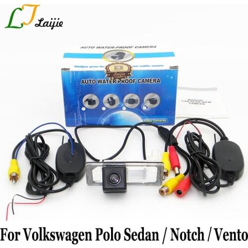 For Volkswagen Vento VW Polo 6R 6C Sedan Notch 2010~2019 / HD Night Vision Car Reversing Camera / Auto Wireless Rear View Camera