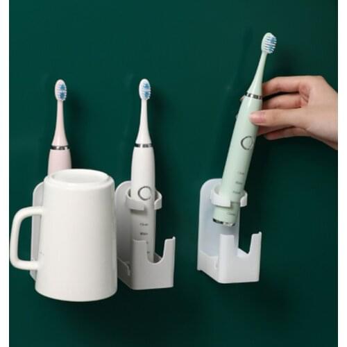Creative Electric Toothbrush Holder Traceless Toothbrush Stand Wall Mounted Home Bathroom Rack Space Saving Toothbrush Holder