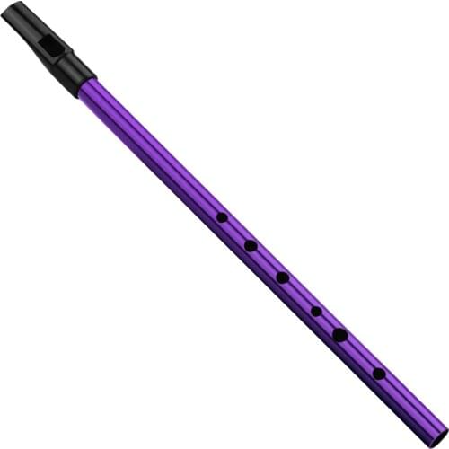 Lightweight Piccolo Key of C Steel Alloy Irish Whistle Fun & Colorful 6 Popular Holes Tin Whistle Flute Irish Wind Instrument