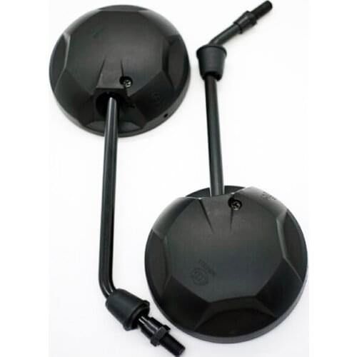 Motorcycle Black Rearview Mirror Motor Round Side Rear View Mirrors Scooter Vintage Mirror Motorbike Accessories Motor Mirrors