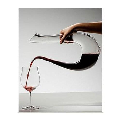 2012 new products export Austrian harp lead-free crystal wine wine pot of swan points U acme grace