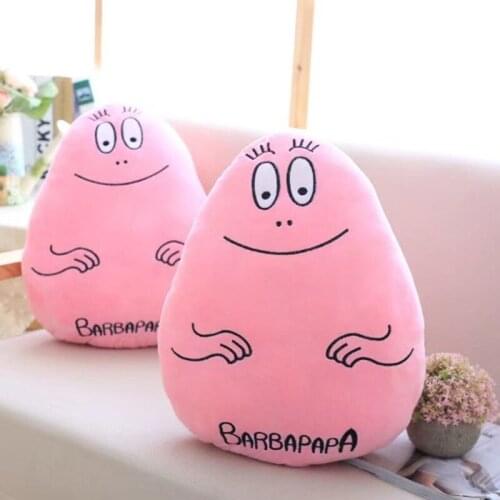 Baba Daddy Plush Toy Pillow, Cute Pink Baba Daddy Doll, Home Sofa Cushion Birthday Gift Female 45*35cm