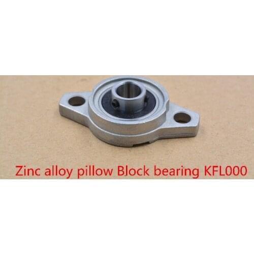 10mm bearing zinc alloy miniature bearing pedestal KFL000 UCFL000 FL000 flange bearings diy cnc parts 1pcs