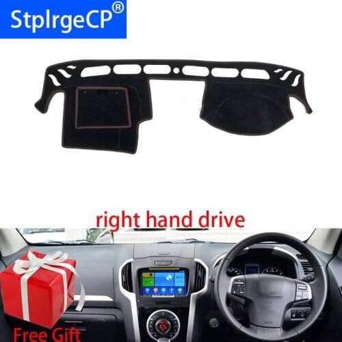 Car Dashboard Cover Mat for Isuzu mu-x D-MAX 2015 2016-2019 Right Hand Drive Dashmat Pad Dash Mat Covers Dashboard Accessories