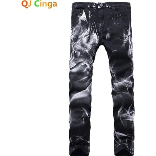 Прямые джинсы для мужчин Qj cinga China At AliExpress