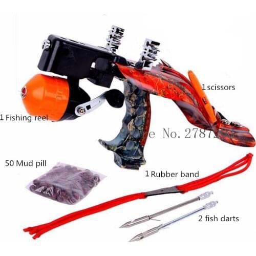 Shooting fish slingshot laser slingshot fishing outdoor strong slingshot elastic band rubber band precision shooting fish