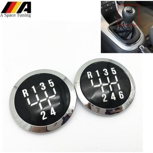 5/6 Speed Car Styling Gear Shift Knob Cap Emblem Badge Cover Lever Stick Pen for Chevrolet Chevy Cruze 2008 2009 2010 2011 2012
