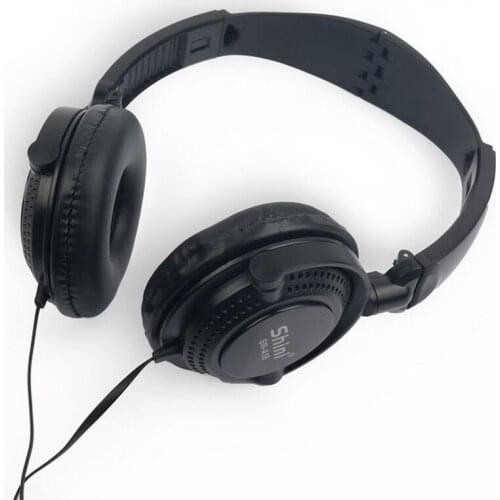 New Arrival 3.5mm Wired Headphones Round Interface Over Ear Foldable Headsets Bass Hifi Sound Music Stereo Earphone