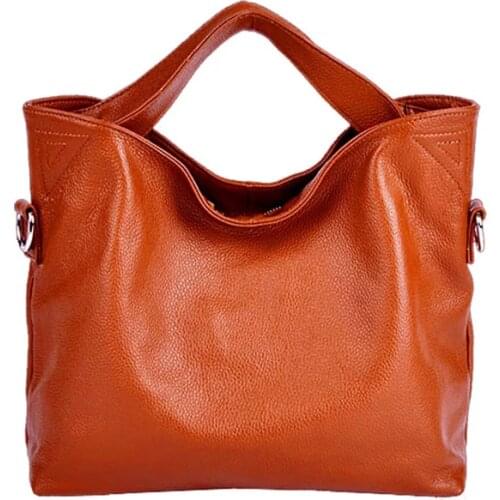 Genuine Leather Bags for Women 2018 Famous Brands Handbags Luxury Tote Bag Hand Vintage Ladies Shoulder Bags bolsa feminina