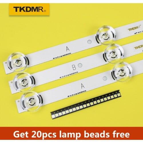 TKDMR 3 x LED backlight Strip for LG 32"TV innotek drt 3.0 32 LGIT drt3.0 WOOREE A/B UOT 32MB27VQ 32LB5610 32LB552B lg32lf560