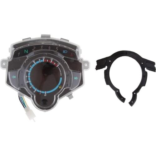 Motorcycle Moped Colorful LED Battery Level Gas Gauge Speedometer Tachometer Odometer