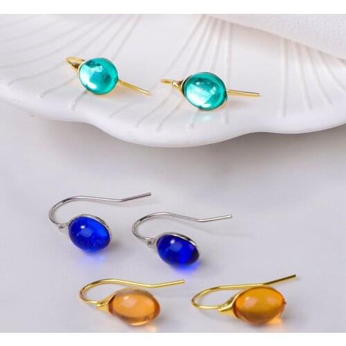 Beauty Opal Moonstone Dangle Earrings for Women Silver Color Rainbow Birthstone Drop Earrings Wedding Jewelry