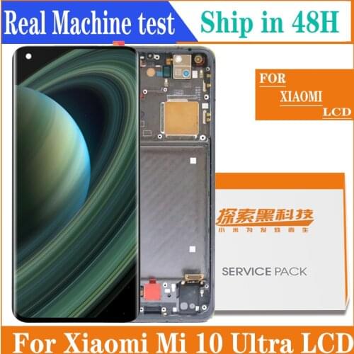 6.67'' LCD for Xiaomi mi 10 Ultra Display Touch Screen Digitizer Assembly Xiaomi Mi 10 ultra for Repair Parts