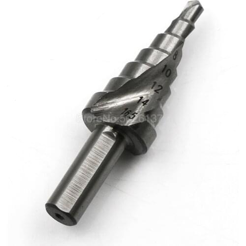 1PCS 4-12 4-32MM Pagoda Drill Hexagon Screw Hss Power Tools Spiral Grooved Metal Steel Step Bit Cone Bits Nitride