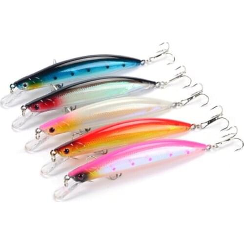 1pcs/lot Hard Minnow 11cm/13g Fishing Lures Artificial Make High Quality Bass Crankbait Wobblers Fishing Tackle 6# Hooks