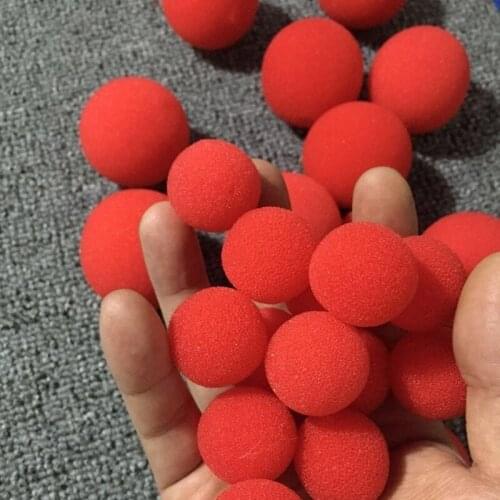 10PCS/Lot 2.5cm Finger Sponge Ball Magic Tricks Classical Magician Illusion Comedy Close-Up Stage Card Magie Accessories