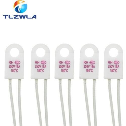 100PCS RH/Tf RH 135C RH 135 Celsius 13 5Degree RH135 15A 250V Temperature Fuse Thermal Links Over Temperature Protector