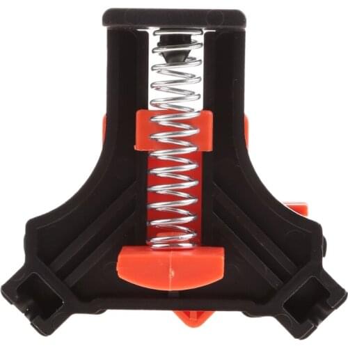 4 Pcs Woodworking 90 Degree Right Angle Clamp Spring Picture Frame Fixed Corner Vise Grip Hand Tool DIY Fixture Tool for Welding