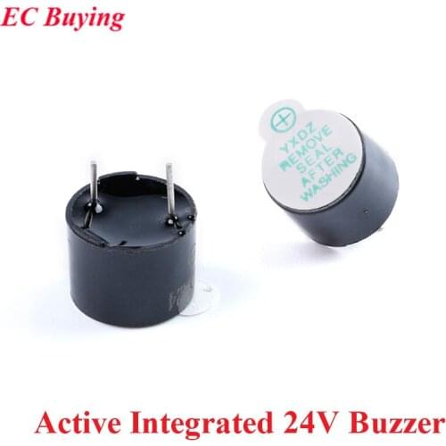 5pcs Active Buzzer 24V TMB12A24 12*9.5mm 12x9.5mm Mini Piezo Buzzers For Arduino DIY Electronic