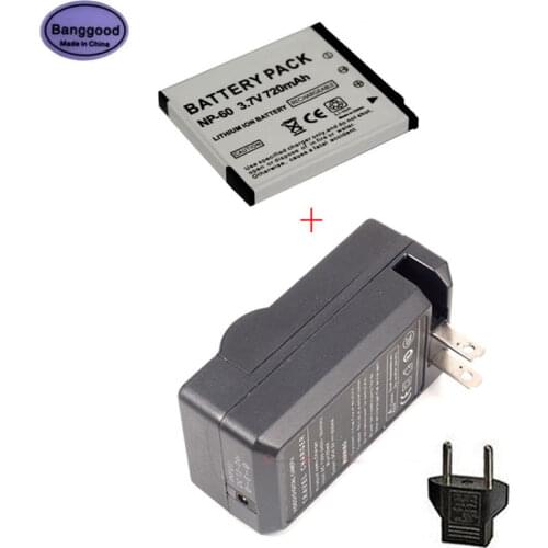 New 720mAh CNP-60 NP-60 CNP60 NP60 NP-60DBA Camera Battery for Casio Exilim EX-FS10 EX-S10 EX-S12 EX-Z80 EX-Z85 EX-Z90 EX-Z9