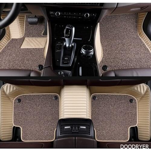 DOODRYER Custom car floor mats for Cadillac Escalade SRX CTS ATS CT6 XT5 CT6 ATSL XTS SLS car accessories foot mats styling