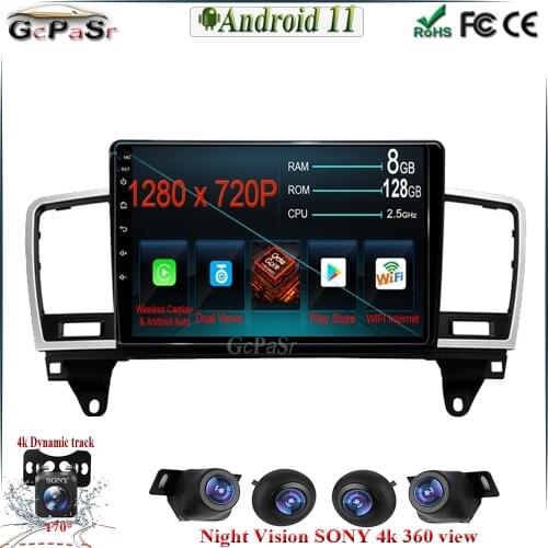 4G+128G 9 " Android 10 for Mercedes-Benz M-Klasse M Klasse W166 Ml 2011-2015 Car Multimedia Video player GPS Navigation BT WIFI