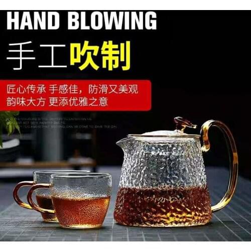 Borosilicate Glass Teapot With Infuser Tea Kettle Cup Set Luxury Tea Cups Set