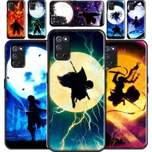 Demon Slayer Kimetsu no yaiba Case For OPPO A15 A91 A83 A3S A5S A1K A52 A72 A5 A9 A31 A53 2020 Find X3 Pro F5 F7 Cover
