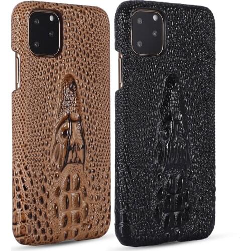 New 3D Dragon Head Personality Shape Genuine Real Leather Phone Case For iPhone 6 6S 7 8 X XR XS 11 12 Pro Max Mini Plus Cover