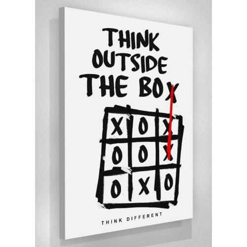 White Black Poster Success Words Quotes Canvas Motivational Painting Wall Pictures Abstract Waterproof Enterprise For Bedroom