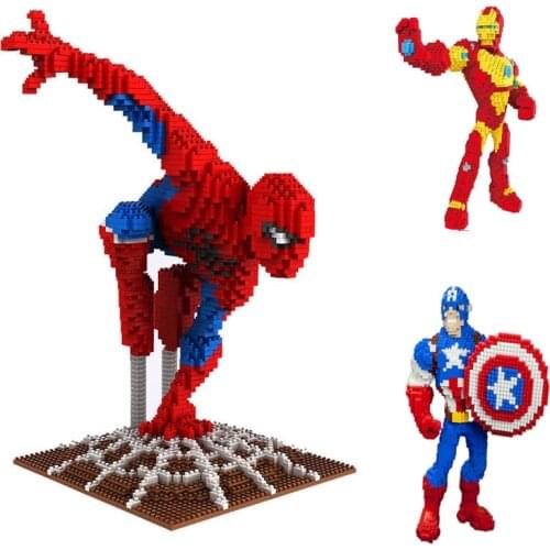 DIY building blocks Marvel Super Heroes Avengers Endgame Thanos Hulk Captain America Action Figure Toys Doll for Kid Boy