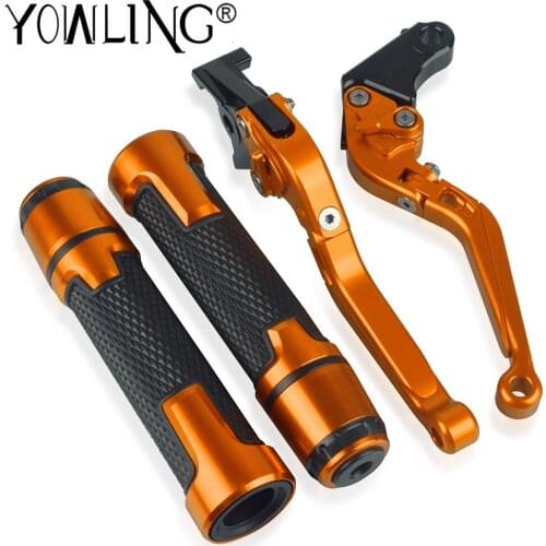 For 390 2013 2014 2015 2016 2017 2018 2019 Motorcycle Accessories Folding Brake Clutch Levers Handlebar Hand Grips ends
