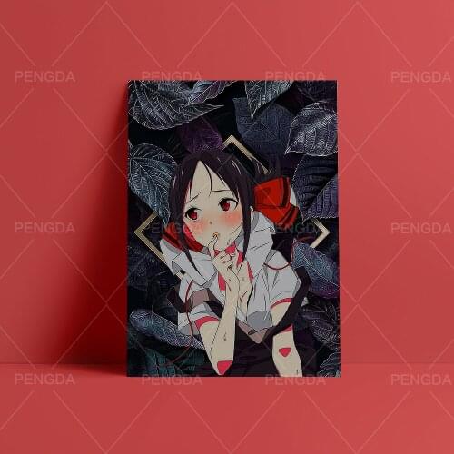 Home Decor Wall Art Canvas Cute Girl Night Painting Print Posters Anime Leaf Lot Modular Gift Picture Cuadros For Bedroom Frame