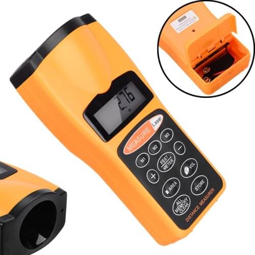 Electronic Laser Distance Meter Digital Rangefinder Ultrasonic Distance Measure Device Electronic Tape Ruler