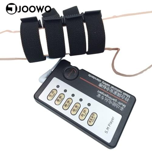 Electro Shock Penis Ring Electronic Pulse Massager Stimulation Medical Themed Toys Cock Enlargers Extension Rings