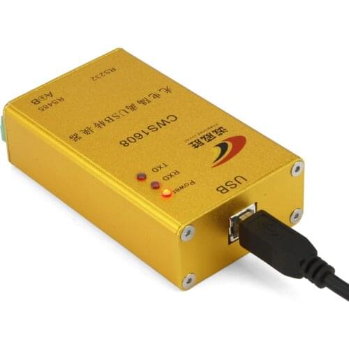 Photoelectric Isolation USB Converter USB to RS485 USB to RS232 Industrial Lightning Protection with Power CWS1608