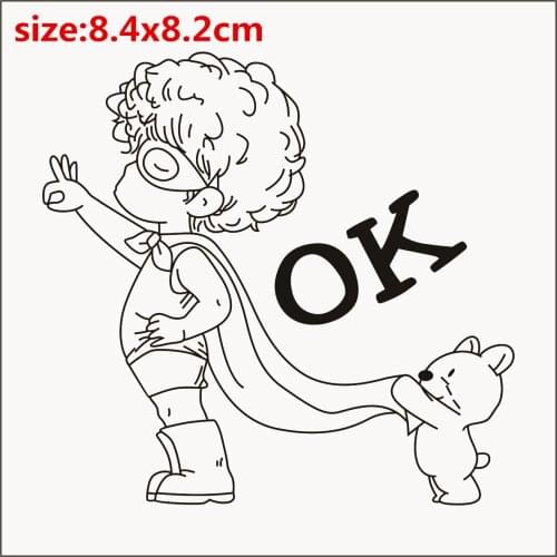 Boy Transparent Clear Stamps Silicone Seals For DIY Scrapbooking Photo Album Card Making