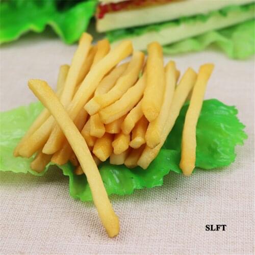 Simulation food model hotel cafe bar pastry cake store shop decoration display props artificial fake French fries potato chips